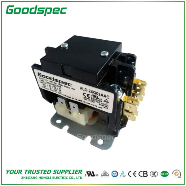 HLC-2XQ02AAC.jpg HLC-2XQ02AAC(2P/30A/24VAC) Definite Purpose Contactor